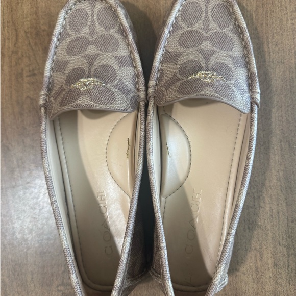 Coach Women's Tan Loafers - Picture 1 of 9